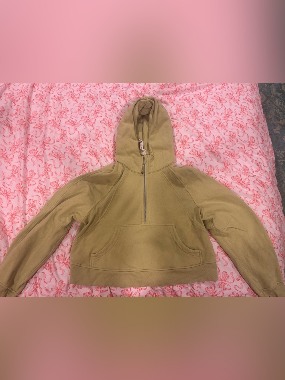 Lululemon athletica Green Half-Zip Hoodie